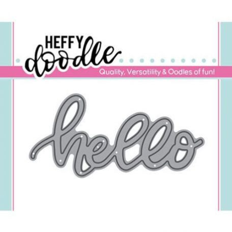 Vágósablon , Heffy Doodle Dies / Hello   -  (1 csomag)