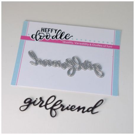 Vágósablon , Heffy Doodle Dies / Girlfriend   -  (1 csomag)