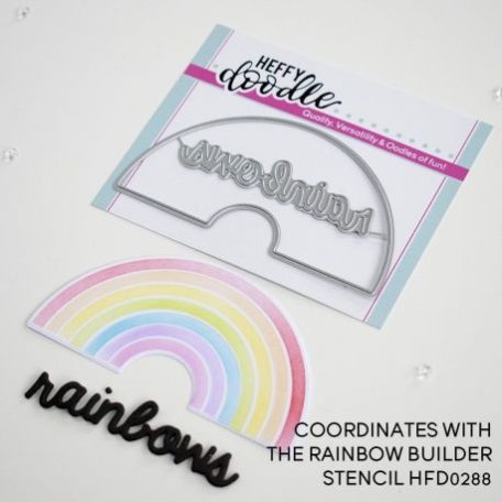 Vágósablon , Heffy Doodle Dies / Rainbow Builder   -  (1 csomag)
