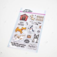   Szilikonbélyegző , Heffy Doodle Clear Stamps / Who Let the Dogs Out  -  (1 csomag)