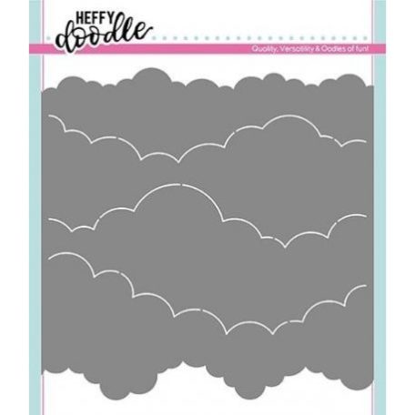 Stencil , Cloudy Skies   / Heffy Doodle Stencil -  (1 db)