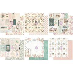   Mini Papírkészlet 12", 12x12 Inch Paper Pad / Prima Marketing My Sweet By Frank Garcia -  (6 lap)
