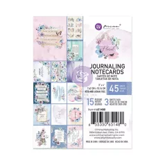   Komment kártya , 3x4 Journaling Cards / Prima Marketing Watercolor Floral -  (1 csomag)