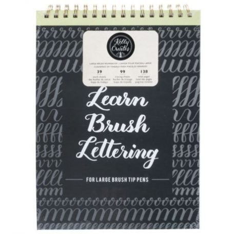 Gyakorlófüzet , Kelly Creates lettering / Large brush workbook -  (1 csomag)