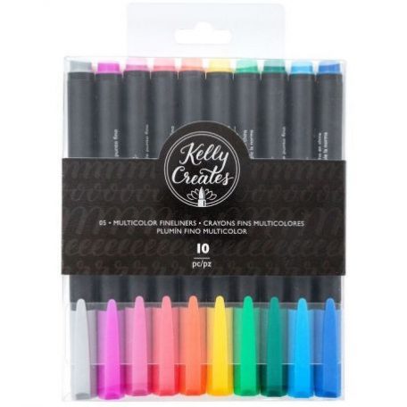 Tűfilc , Kelly Creates lettering / Pens fineliners multi -  (10 db)
