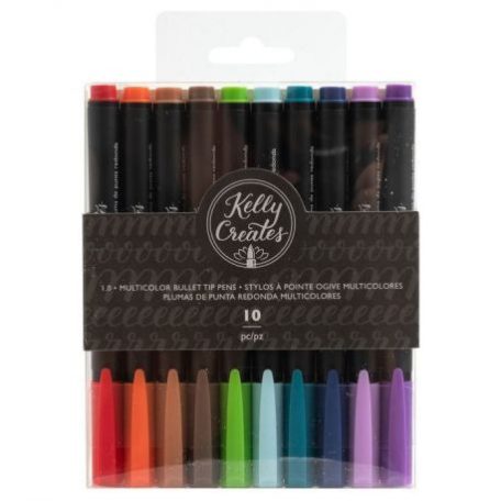 Ecsetfilc , Kelly Creates lettering / Pen multicolor 1.0 bullet tip 1 -  (10 db)