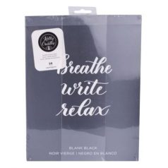   Gyakorlófüzet fekete , Kelly Creates lettering / Blank black pad -  (1 csomag)