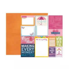   Scrapbook papír , Patterned Paper - AC - PE - Wonders - Paper 17 - 12 x 12 /  -  (1 lap)