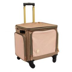   Kreatív táska, Crafter's Bags - Rolling Bag - Taupe and Pink / WRMK Storage (1 db)