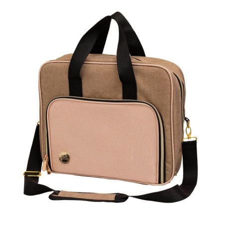 Kreatív táska, Crafter's Bags - Shoulder Bag - Taupe and Pink / WRMK Storage (1 db)