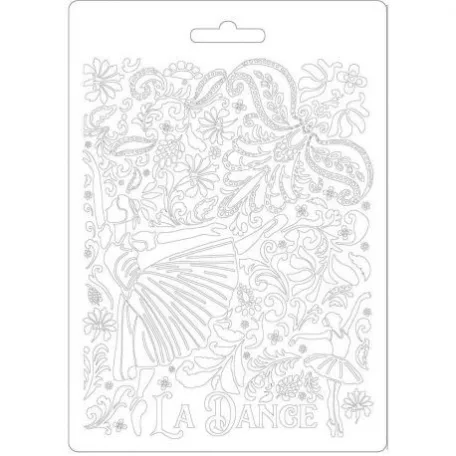 Textúra alap A5, Stamperia Soft Mould / Passion Dancer -  (1 db)