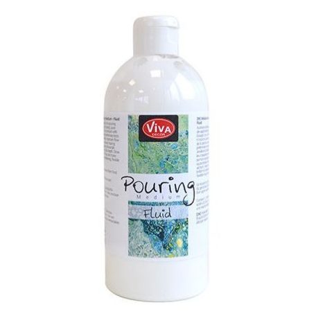 Átlátszó akril-adalék 500 ml, ViVa Decor Pouring / Pouring Medium Fluid, Transparent -  (1 db)