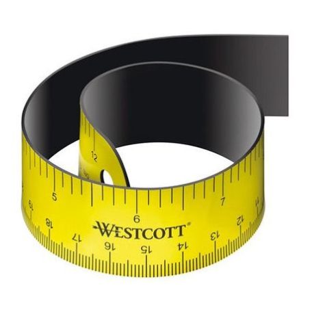 Vonalzó 30 cm, Westcott Ruler / magnetic rollable (1 db)