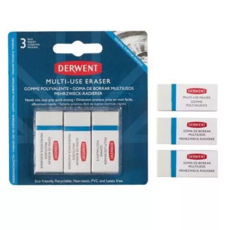 Többcélú radír , Multi-Use Eraser / Derwent Eraser -  (3 db)