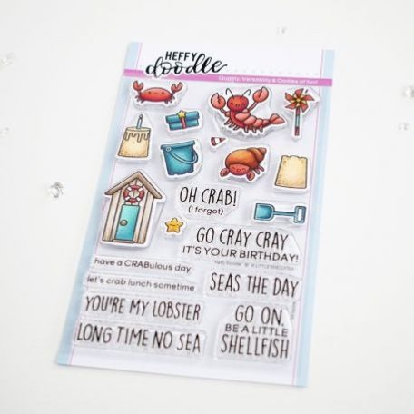 Szilikonbélyegző , Heffy Doodle Clear Stamps / A Little Shellfish -  (1 csomag)