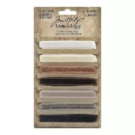   Díszítőelem , Velvet Trims Neutral / Tim Holtz Idea-ology -  (1 csomag)
