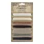 Díszítőelem , Velvet Trims Neutral / Tim Holtz Idea-ology -  (1 csomag)