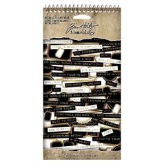   Díszítőelem , Metallic Sticker Book / Tim Holtz Idea-ology -  (1 csomag)