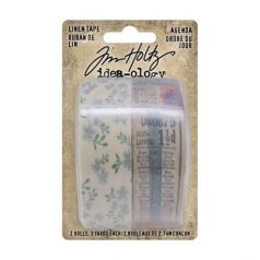   Textil tapasz , Linen Tape Agenda / Tim Holtz Idea-ology -  (1 csomag)