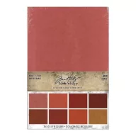   Papírkészlet 15*22 cm, Kraft-Stock Stack Warm / Tim Holtz Idea-ology -  (24 lap)