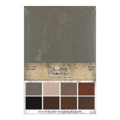   Papírkészlet 15*22 cm, Kraft-Stock Stack Neutral / Tim Holtz Idea-ology -  (24 lap)