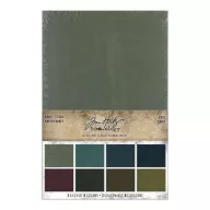   Papírkészlet 15*22 cm, Kraft-Stock Stack Cool / Tim Holtz Idea-ology -  (24 lap)