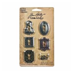   Díszítőelem , Keyholes / Tim Holtz Idea-ology -  (1 csomag)