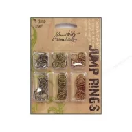   Díszítőelem , Jump Rings / Tim Holtz Idea-ology -  (1 csomag)