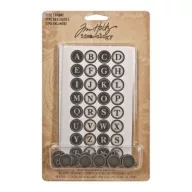   Díszítőelem , Type Charms / Tim Holtz Idea-ology -  (1 csomag)