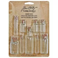   Díszítőelem , Corked Vials / Tim Holtz Idea-ology -  (1 csomag)