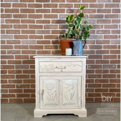   ReDesign with Prima szilikon öntőforma, 5x8 Inch Decor Mould / Grandeur Flora (1 db)