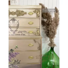   ReDesign with Prima szilikon öntőforma, 5x8 Inch Decor Mould /  Antique Scrolls (1 db)