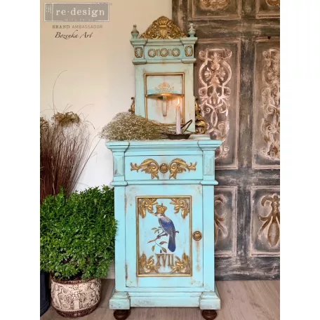 ReDesign with Prima szilikon öntőforma, 5x8 Inch Decor Mould /  Antique Scrolls (1 db)