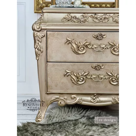 ReDesign with Prima szilikon öntőforma, 5x8 Inch Decor Mould /  Antique Scrolls (1 db)