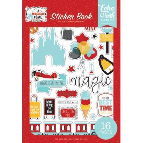 Matrica készlet , Echo Park A Magical Place / Sticker Book -  (16 ív)