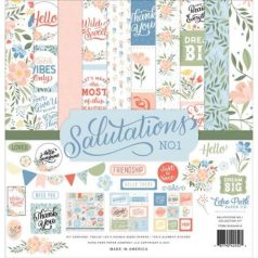  Echo Park Scrapbook Papírkészlet 12" (30 cm) Salutations No. 1 / Collection Kit (1 csomag)