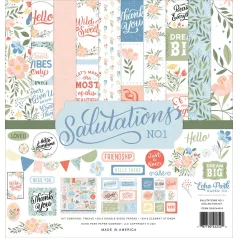   Echo Park Scrapbook Papírkészlet 12" (30 cm) Salutations No. 1 / Collection Kit (1 csomag)