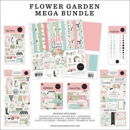 KOLLEKCIÓ , Carta Bella Flower Garden / Mega Bundle -  (1 csomag)