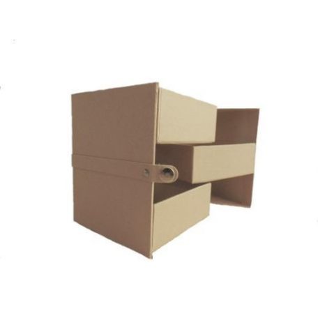 Fiókos doboz , Papier-Mache Box /  (1 db)