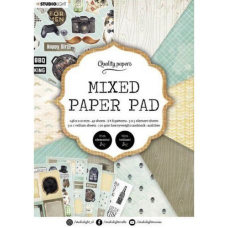 Papírkészlet A5, Essentials nr.160 / SL Mixed Paper Pad (1 csomag)
