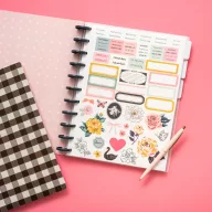   Kreatív tervező, Day-to-Day disc planner Floral / Crate Paper - Maggie Holmes (1 csomag)