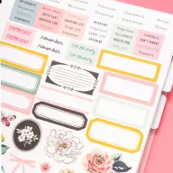   Kreatív tervező, Day-to-Day disc planner Floral / Crate Paper - Maggie Holmes (1 csomag)
