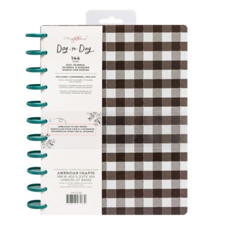 Kreatív journal , Disc Journal / Crate Paper - Maggie Holmes - Checkerboard - Day To Day (1 csomag)