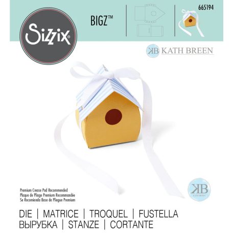 SIZZIX vágósablon - Birdhouse 665194 Kath Breen - Bigz Die (1 db)