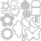 SIZZIX vágósablon, Basic Shapes by Debi Potter 1 665185 / Sizzix Thinlits Die -  (1 csomag)