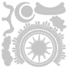 SIZZIX vágósablon, Crystal Ball  665316 Olivia Rose / Sizzix Thinlits Die -  (1 csomag)