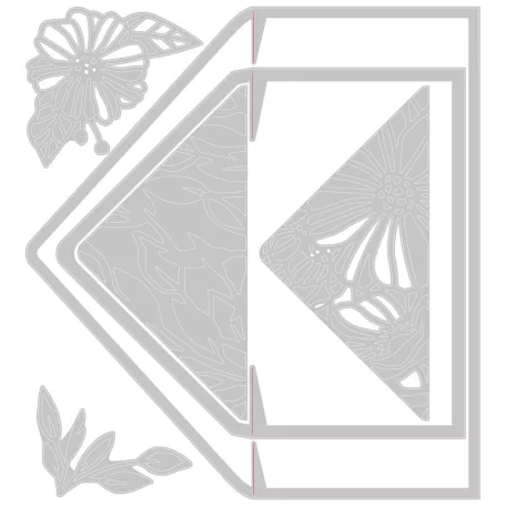 SIZZIX vágósablonDelicate Envelope Liners Sizzix Thinlits Die (1 csomag)