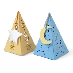   SIZZIX vágósablon - Celestial Favor Box - 665184 - Thinlits Die - (1 csomag)