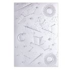 SIZZIX domborító mappa, Starscape 665319 Kath Breen / Sizzix 3-D Impresslits Embossing Folder (1 csomag)