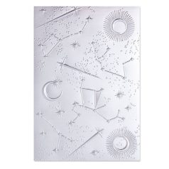   SIZZIX domborító mappa, Starscape 665319 Kath Breen / Sizzix 3-D Impresslits Embossing Folder (1 csomag)